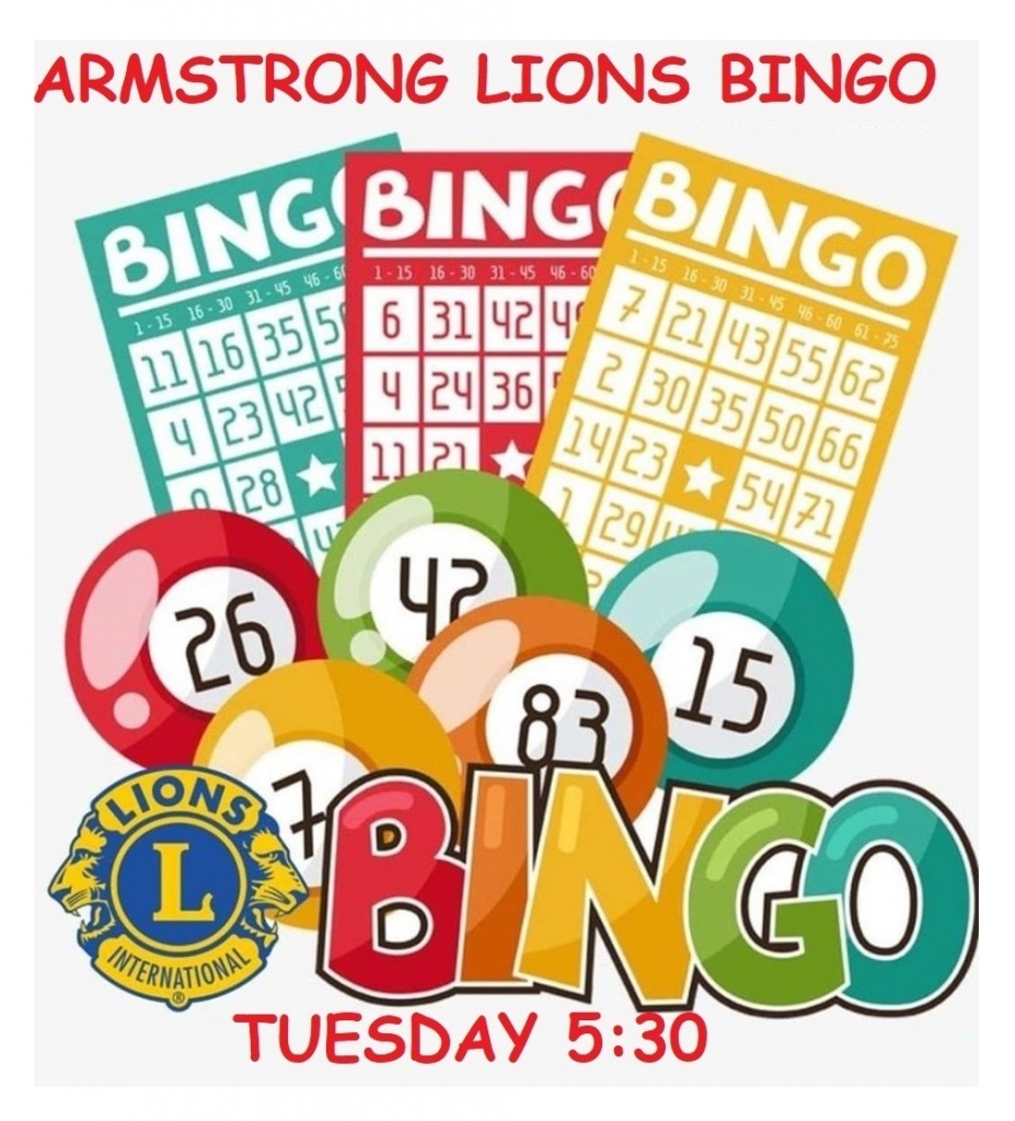 Armstrong Lions Bingo – Lynn Valley Lions Club