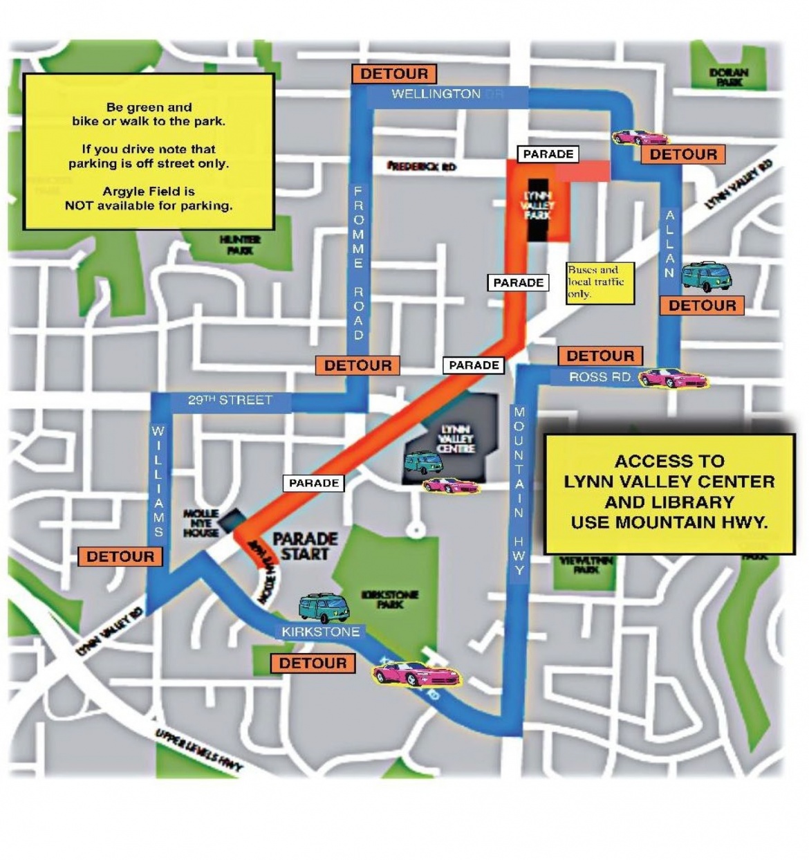 2022 Parade Route Map – Lynn Valley Lions Club